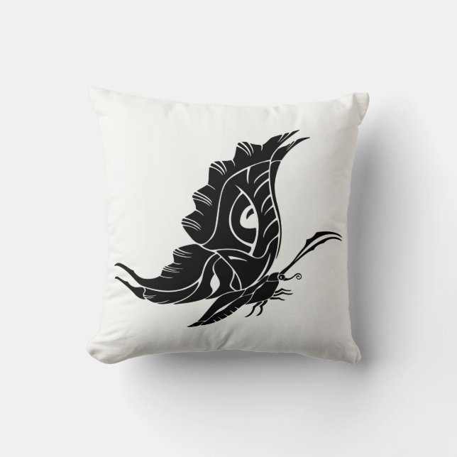 Coussin Silhouette papillon (Recto)