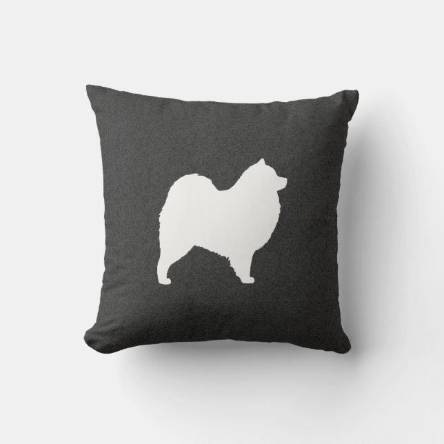 Coussin Silhouette Samoyée (Recto)