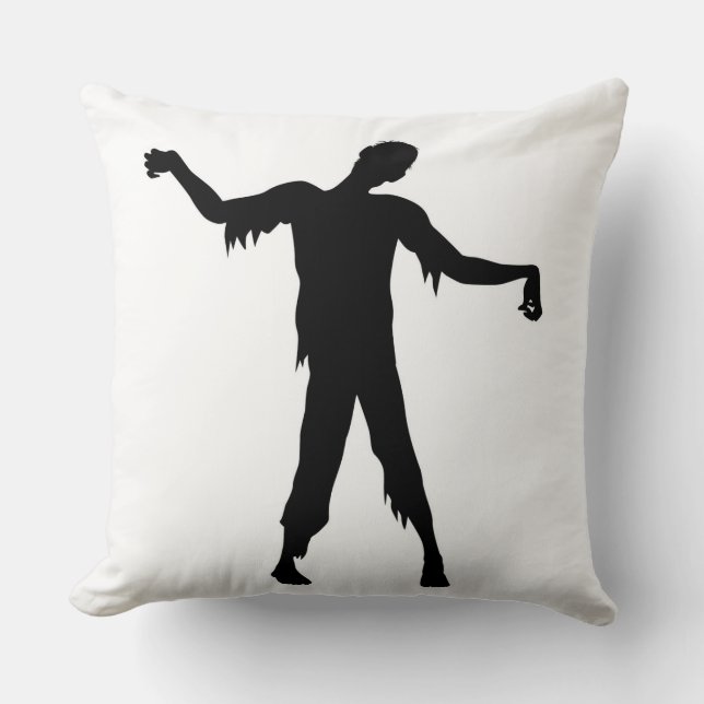 Coussin Silhouette zombie (Recto)
