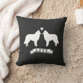 Coussin Silhouettes Belges Tervuren Amour (Couverture)