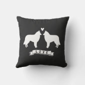 Coussin Silhouettes Belges Tervuren Amour (Verso)