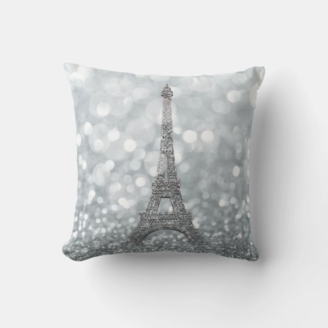 Coussin Silver Glitter (Recto)