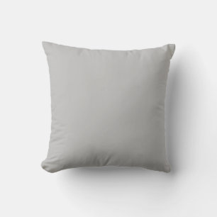 Coussin Silver Grey C0C0C0 Couleur - Option pour ajouter u