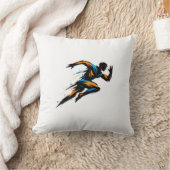 Coussin Silver NYC Bodybuilder Logo - Metallic New York Ci (Couverture)