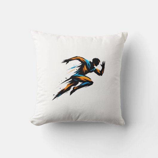 Coussin Silver NYC Bodybuilder Logo - Metallic New York Ci (Recto)