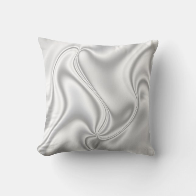 Coussin Silver Satin (Recto)