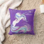 Coussin Silver Stars Éclairer Unicorne (Couverture)