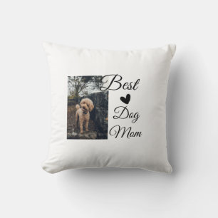 Coussin Simple animal coloré ajouter nom photo chien maman