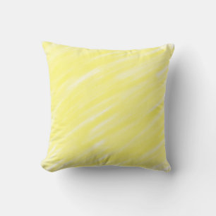 Coussin simple couleur solide simple personnalisé jaune pa