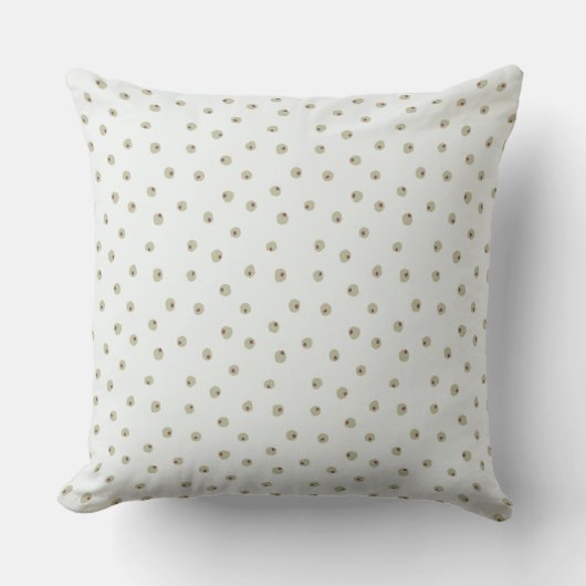 Coussin simple de baies pastel (Recto)