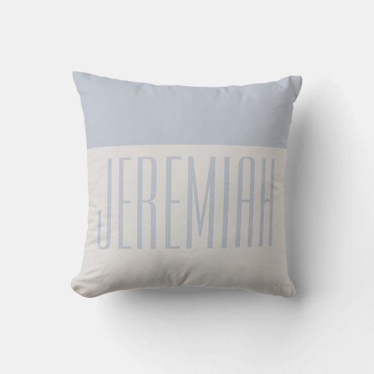 Coussin Simple décoration de chambre de bébé Dusty Blue & (Recto)