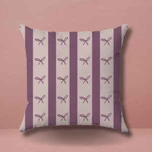 Coussin Simple Elégante Verdure Coquette Bows Motif
