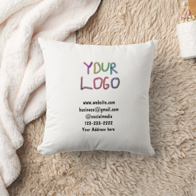 Coussin simple et minimal ajouter votre logo/design ici te (Couverture)