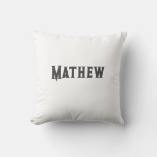 Coussin simple lettre initiale monogramme ajouter votre no