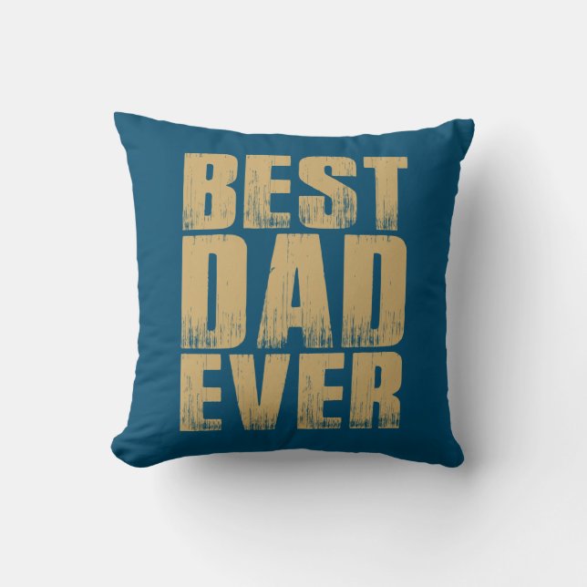 Coussin Simple meilleure Fête des pères papa jamais | Orei (Recto)