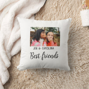 Coussin simple minimal nom des meilleurs amis ajouter une