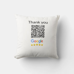 Coussin Simple minimum q r code ajouter logo code d'analys