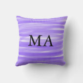 Coussin Simple monogramme ajouter votre nom lettre man min (Verso)