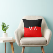 Coussin Simple monogramme ajouter votre nom lettre man min (Chaise)