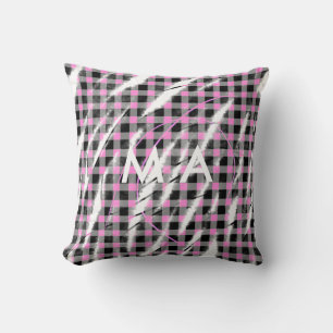 Coussin Simple monogramme ajoutez votre lettre de nom homm