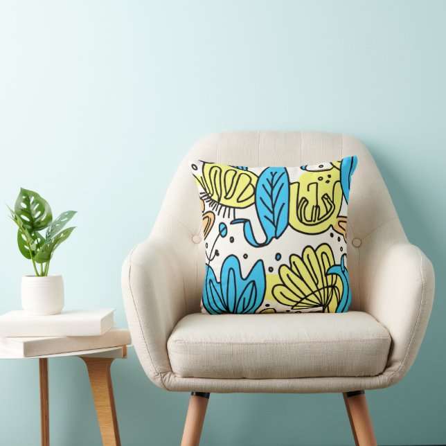Coussin Simple Ocean Motif Art. Acheter maintenant (Chaise)