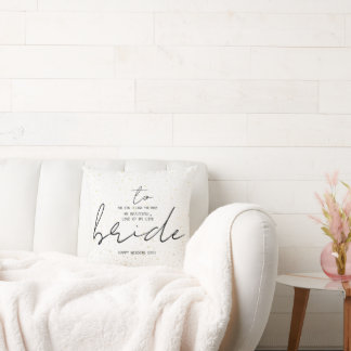 Coussin Simple Pour Ma Mariée Le Jour Du Mariage Ajouter U