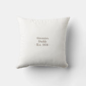 Coussin Simple Premier Papa Anime Style (Verso)