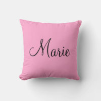 simple rose clair minimal ajouter votre nom girly