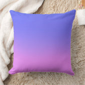 Coussin Simple Sunset Ombre Effet bleu et rose (Couverture)