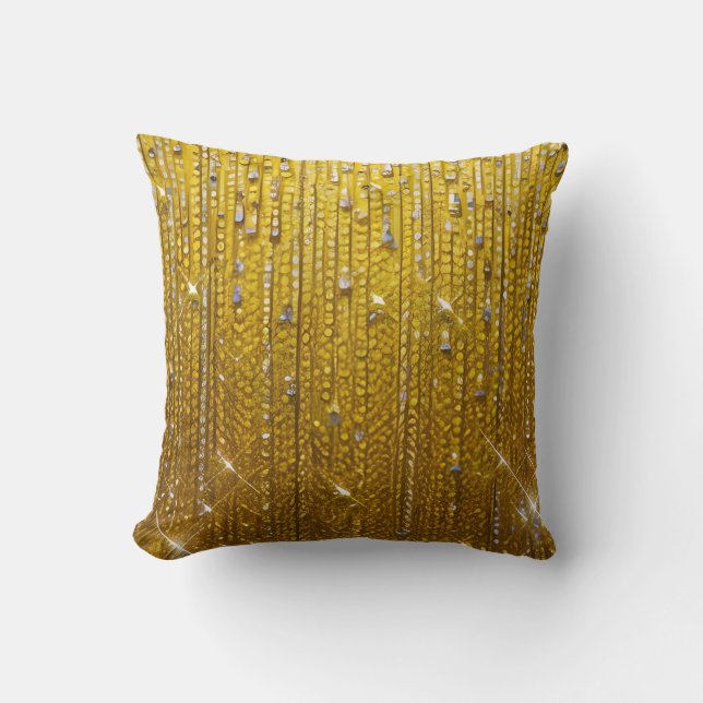 Coussin Simplement Enspiré Golden Shimmery (Recto)