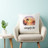 Coussin Simplement être une esthétique graphique de couche (Chaise)