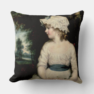 Coussin Simplicité - un portrait de Mlle Theophilia