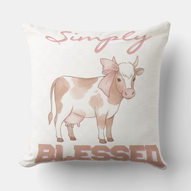 Coussin simply blessed  (Recto)