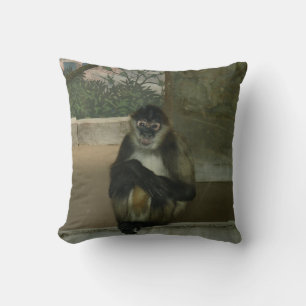 Coussin Singe assis joliment