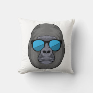 Coussin Singe avec lunettes de soleil