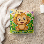 Coussin ~ SINGE ~ Bananas About You ~ (Couverture)