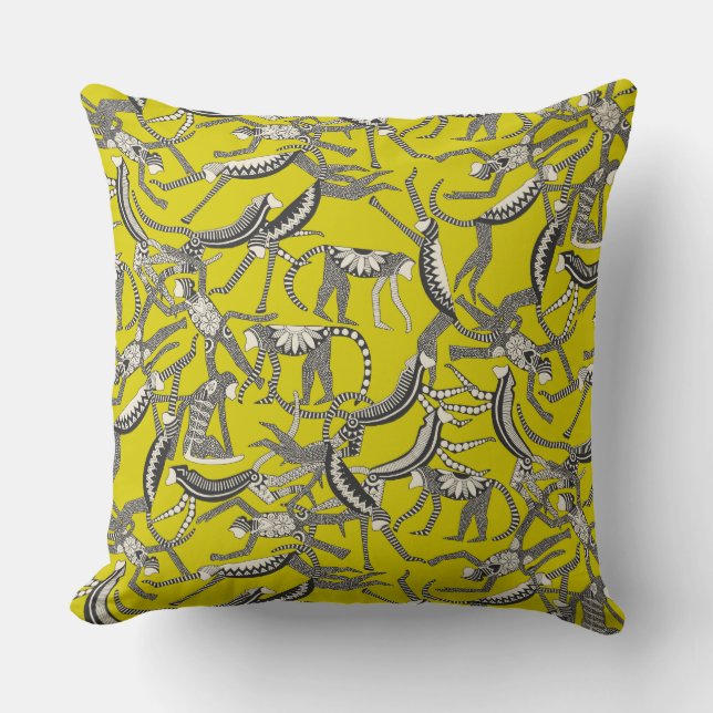 Coussin singe chartreuse (Recto)