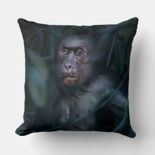 Coussin Singe dans la jungle