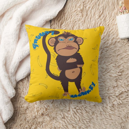 Coussin Singe grincheux (Couverture)