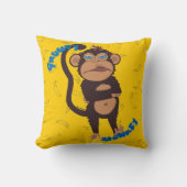 Coussin Singe grincheux (Recto)