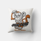 Coussin singe juste un garçon (Verso)