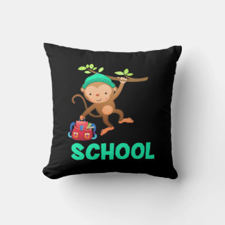 Coussin Singe retour à l'école