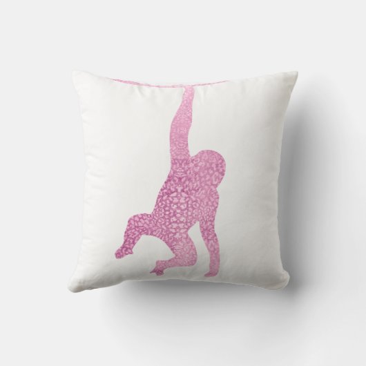 Coussin Singe rose (Verso)
