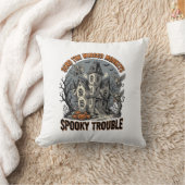 Coussin Singes ailés effrayants Chemise Halloween ensorcel (Couverture)