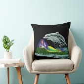 Coussin Sirène avec dauphins (Chaise)