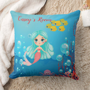 Coussin Sirène personnalisée
