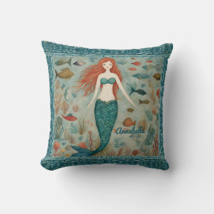 Coussin Sirène personnalisée