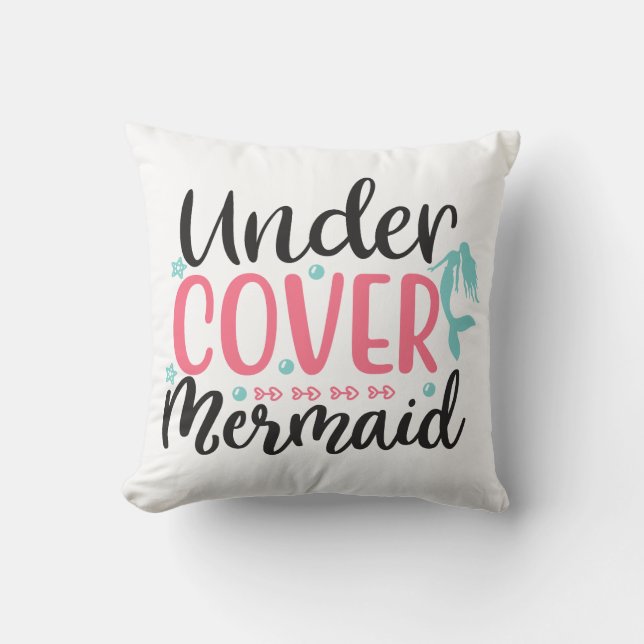 Coussin Sirène sous couverture (Recto)