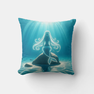 Coussin Sirène sous-marine éclairée