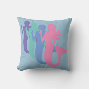 Coussin Sirènes Sirènes Sirènes Océan Créatures Personnali